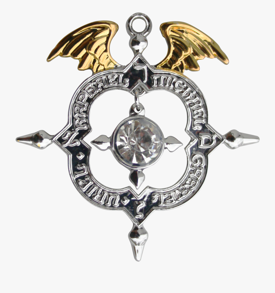 Transparent Shield With Wings Png - Archangel, Transparent Clipart