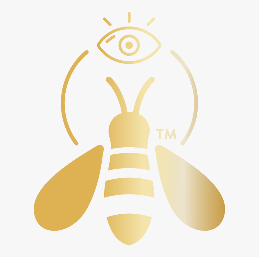 Transparent Bee Icon Png, Transparent Clipart