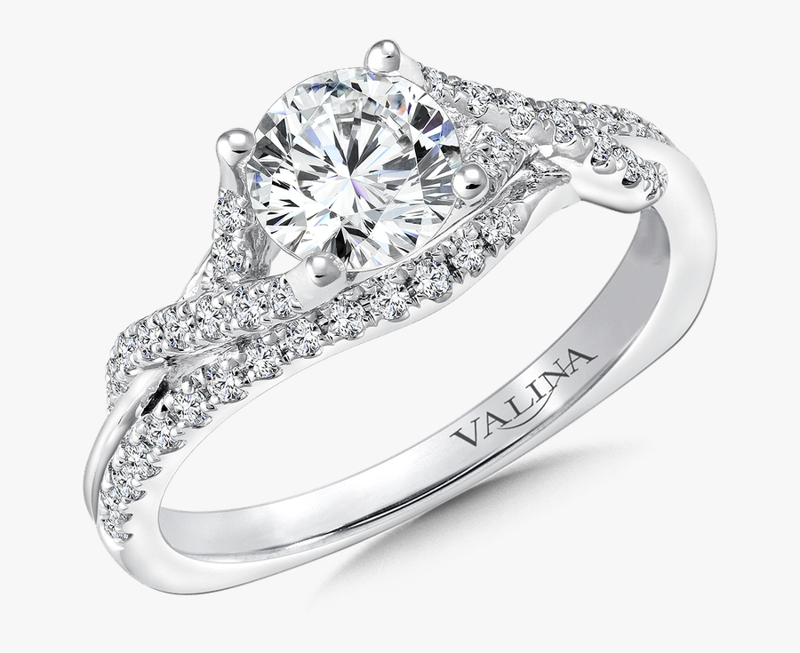 Transparent Stone Border Png - Valina Rose Gold Engagement Rings, Transparent Clipart