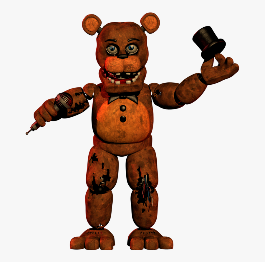 Clipart Resolution 894*894 - Fnaf Withered Freddy Model, Transparent Clipart