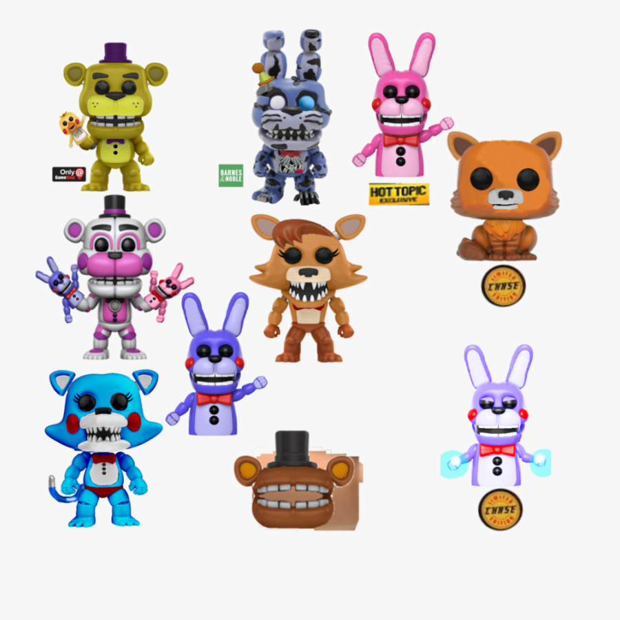 Fnaf Amino Funko Pops Wave 1 By Mouse900 - Fnaf 6 Funko Pops, Transparent Clipart