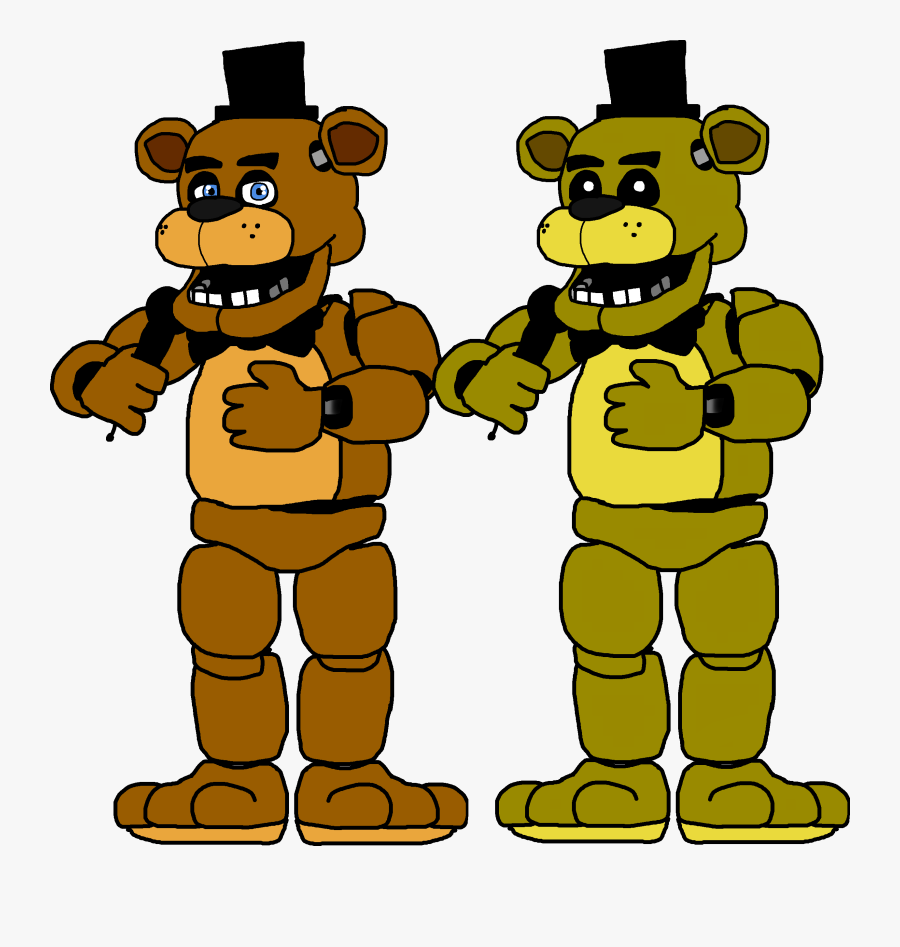 Golden Freddy And Freddy, Transparent Clipart