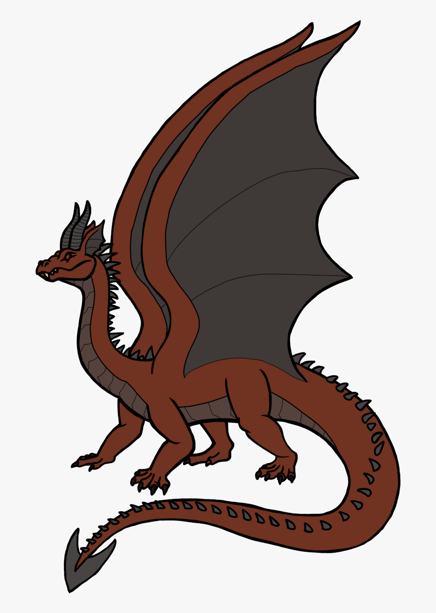 2 Serpents Dragon - Cartoon, Transparent Clipart