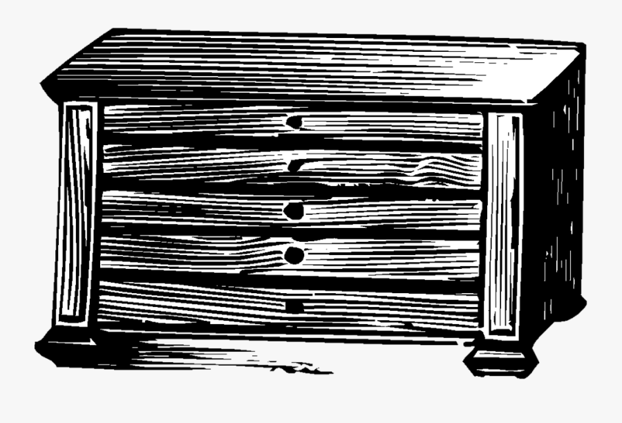 Dresser, Dressing Table, Vintage, Furniture, Bedroom - Chest Of Drawers, Transparent Clipart