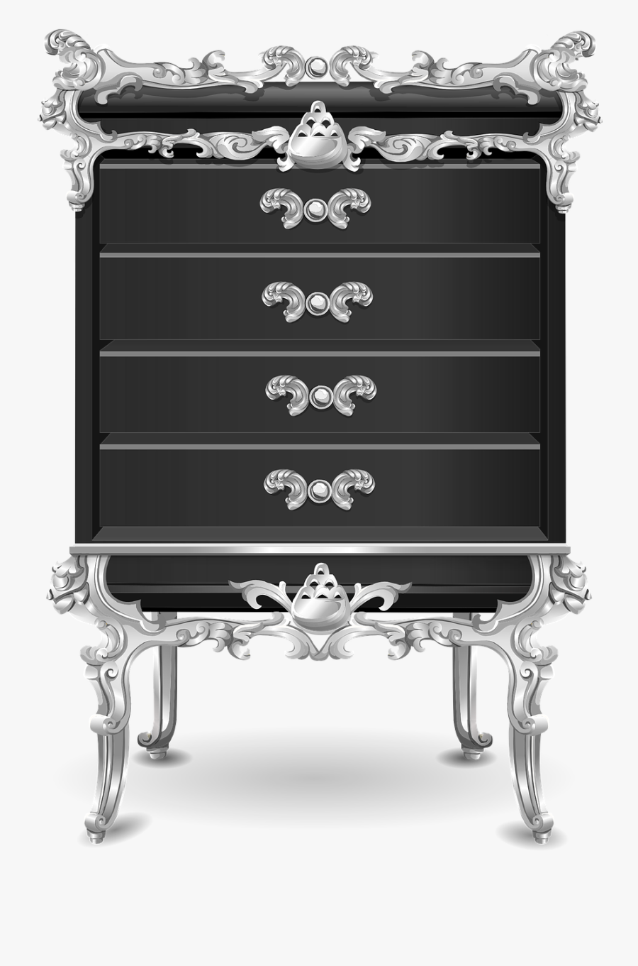 Transparent Dresser Clipart - Transparent Background Dresser, Transparent Clipart