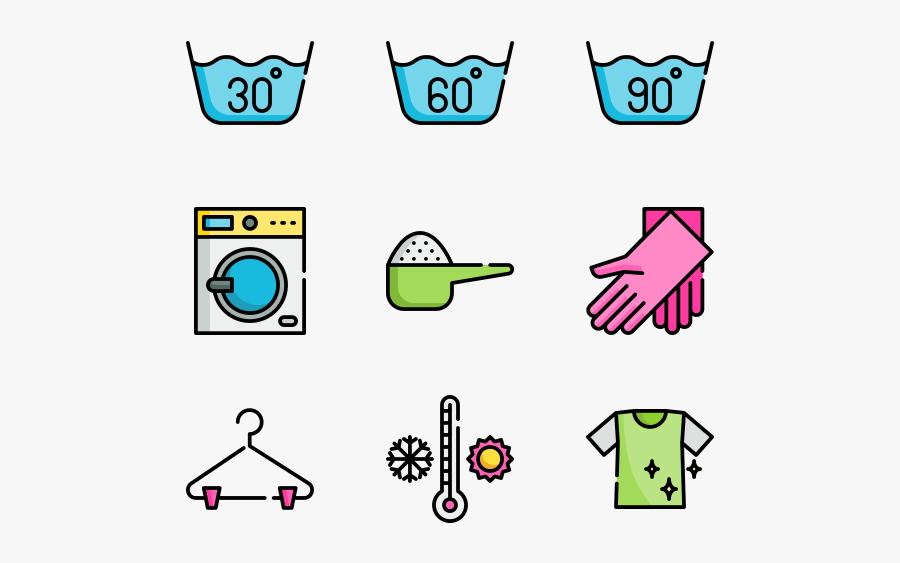 Cleaning Icons -, Transparent Clipart