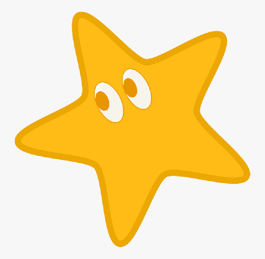Smiley Star Clipart, Transparent Clipart