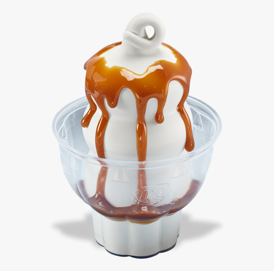 Free Caramel Sauce Cliparts - Caramel Ice Cream Sundae, Transparent Clipart