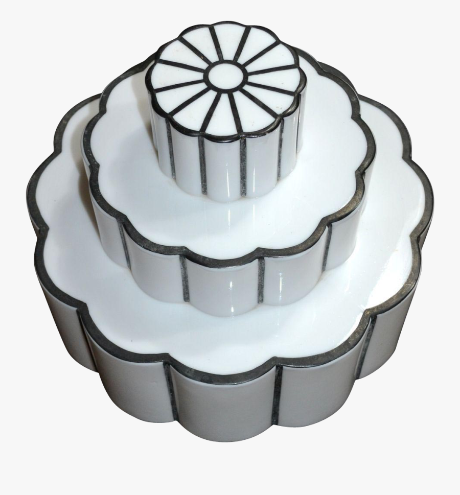 Art Deco Wedding Cake Milk Glass Light Globe Black - Cupcake, Transparent Clipart