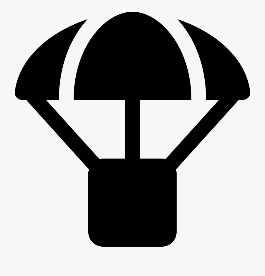 Font Awesome 5 Solid Parachute-box - Scalable Vector Graphics, Transparent Clipart