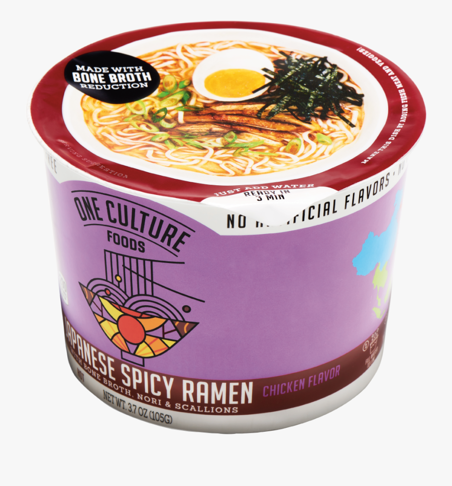 Jap Spicy - One Culture Foods Ramen, Transparent Clipart