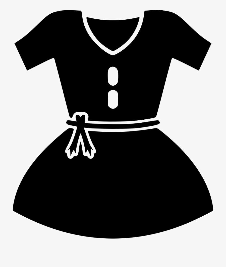 Dress Svg File - Illustration, Transparent Clipart