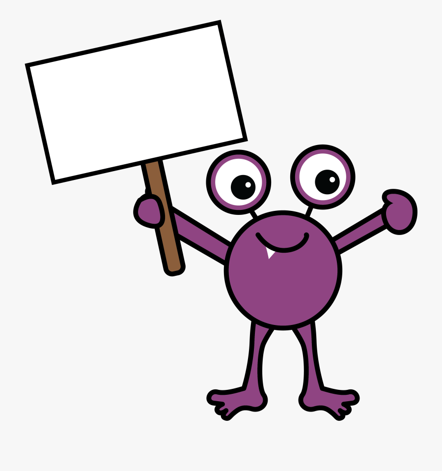 Cute Clipart Monster 框, Transparent Clipart