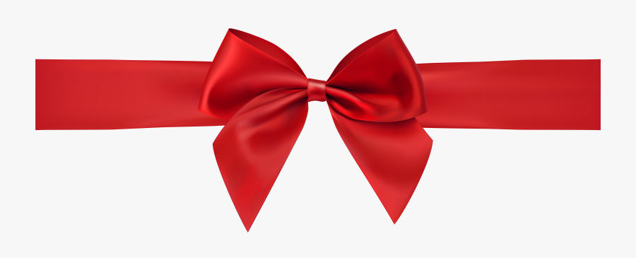 Red,ribbon,bow Tie,fashion Accessory,satin,clip Art,knot,embellishment - Red Bow Png Transparent, Transparent Clipart