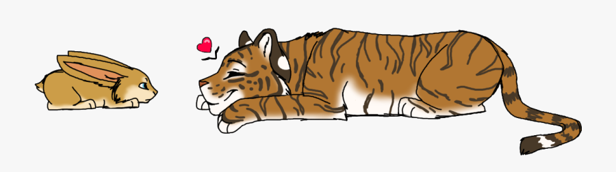 Rabbit And Tiger Art, Transparent Clipart