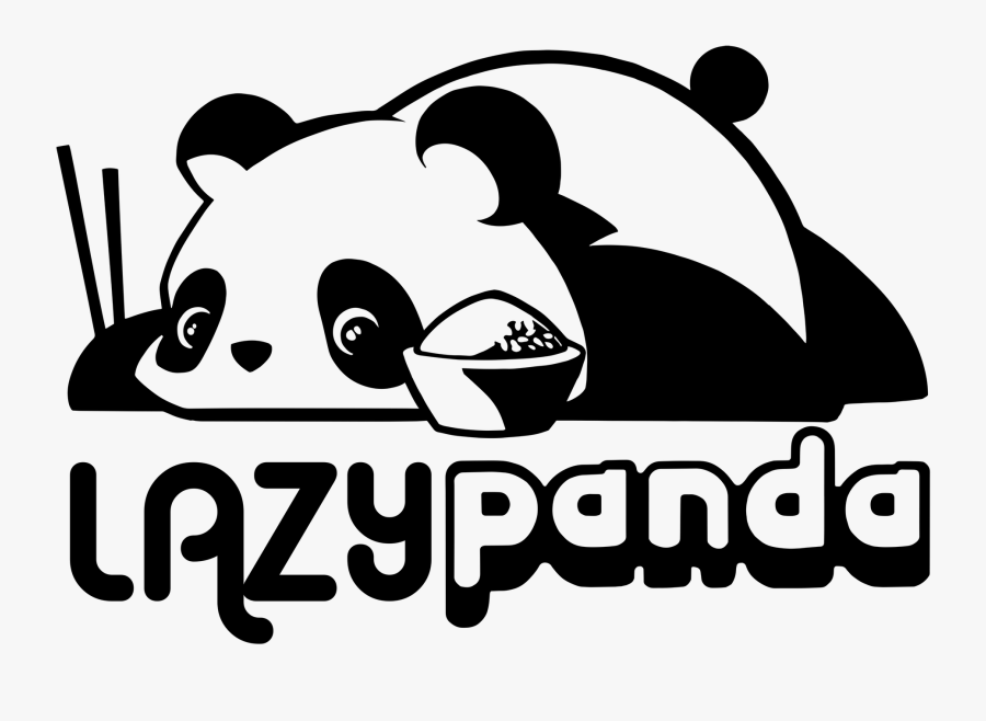 Lazy Panda Logo - Lazy Panda, Transparent Clipart
