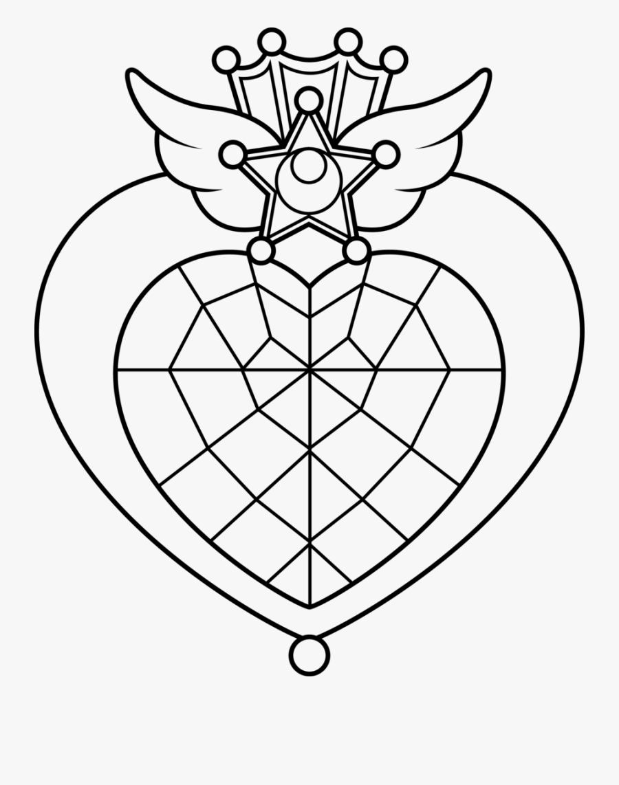 Holy Grail Line Art - Sailor Chibi Moon Compact, Transparent Clipart