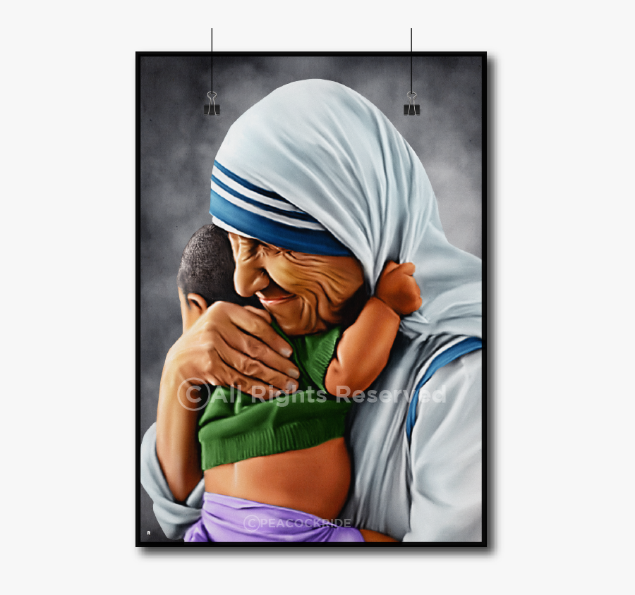 Where There Is Love, There Is God - Mother Teresa Photos Frames, Transparent Clipart