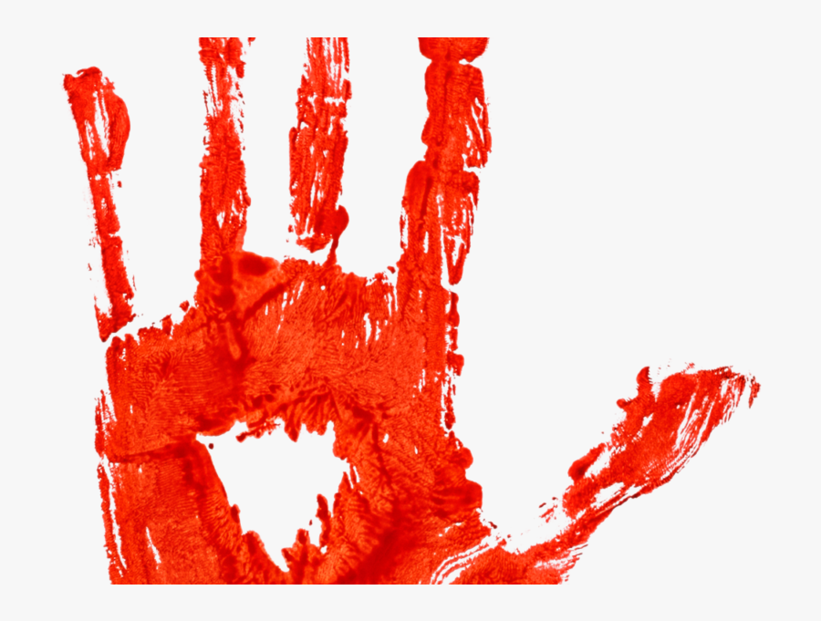 Bloody Hand Png Image - Hand With Blood Png, Transparent Clipart