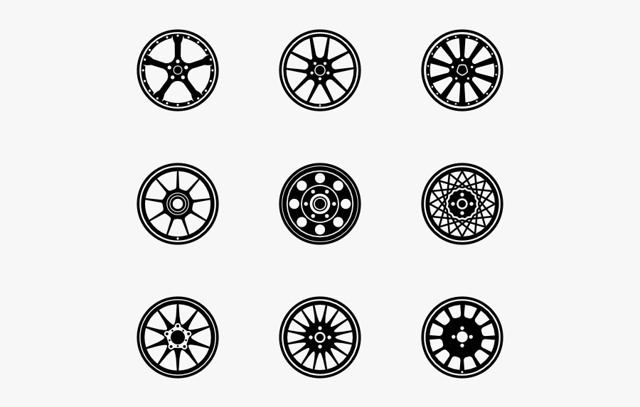 Rim Svg Free On - Wheels Icons, Transparent Clipart
