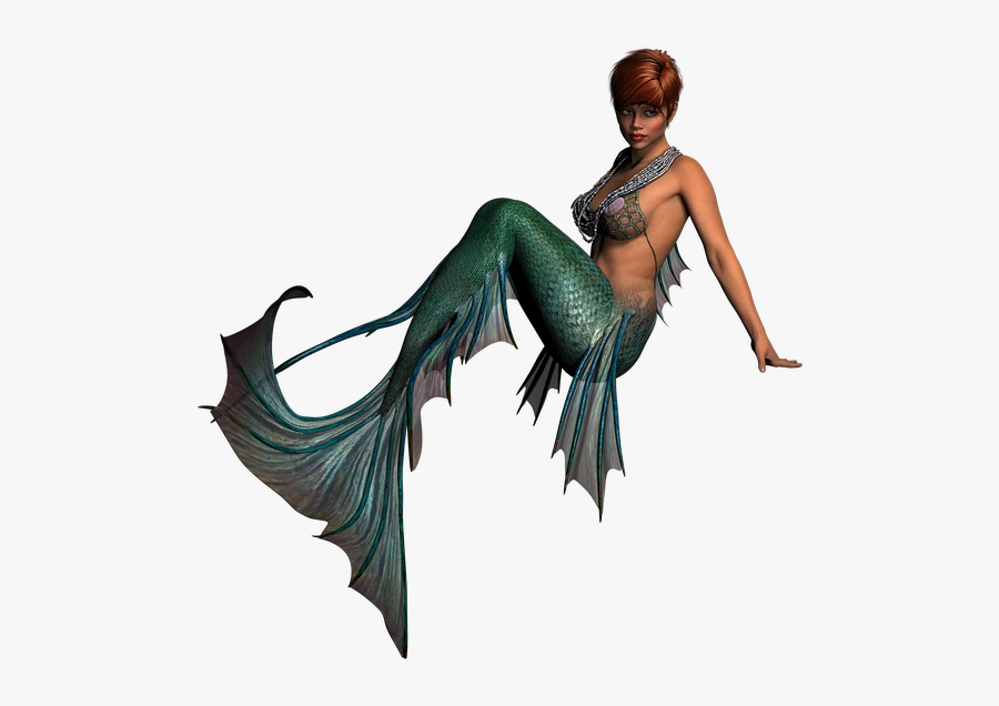 Mermaid, Lady, Fantasy, Woman, Girl, Portrait, Model - Mermaid Silhouette Transparent, Transparent Clipart