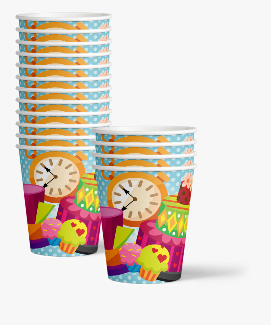 The Mad Hatter Tea Party Birthday Party Tableware Kit - Cartoon, Transparent Clipart