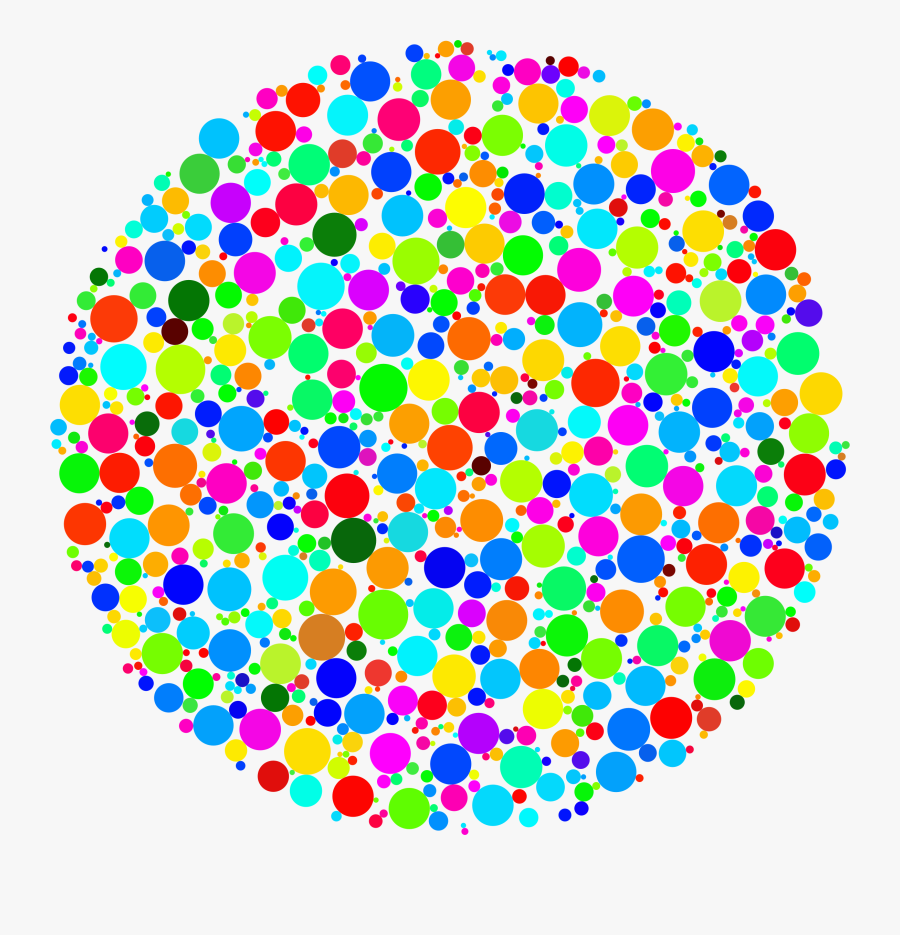 Transparent Dots Clipart - Colorful Circle Clipart, Transparent Clipart
