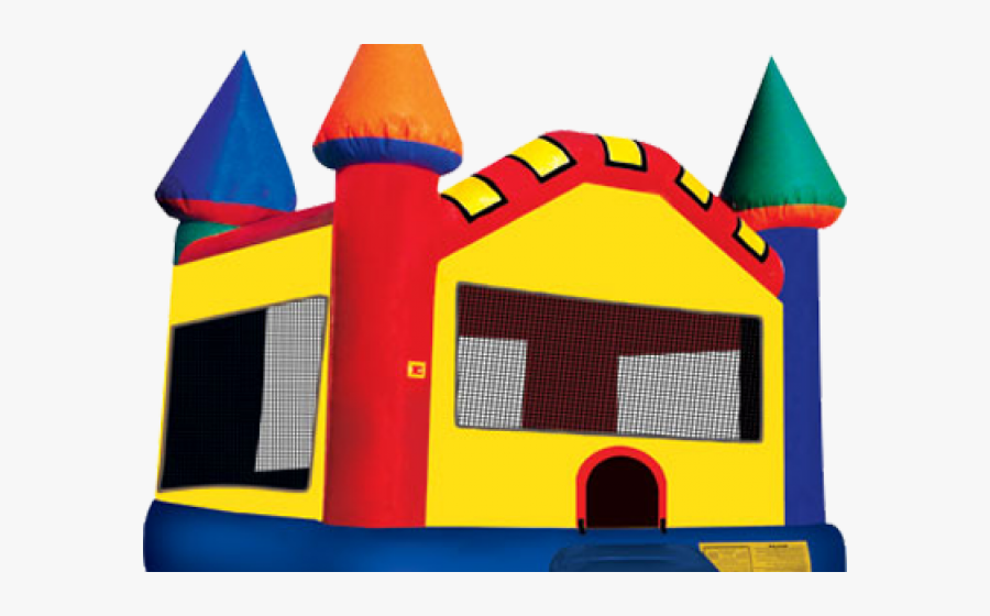 Moonwalk Cliparts - Inflatable Castle, Transparent Clipart