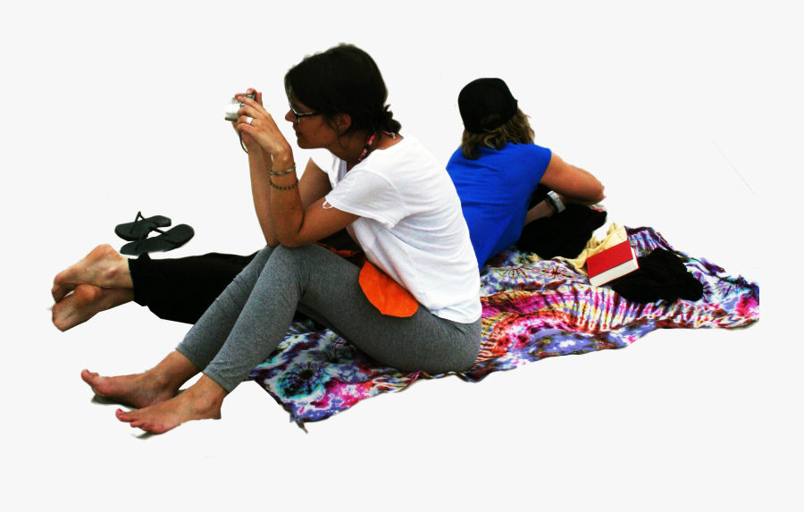 Transparent Human Png - People Sit Png Cutout, Transparent Clipart