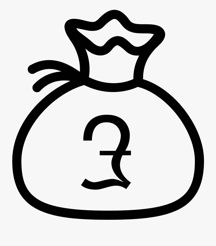 Black And White Coins Vector Png, Transparent Clipart