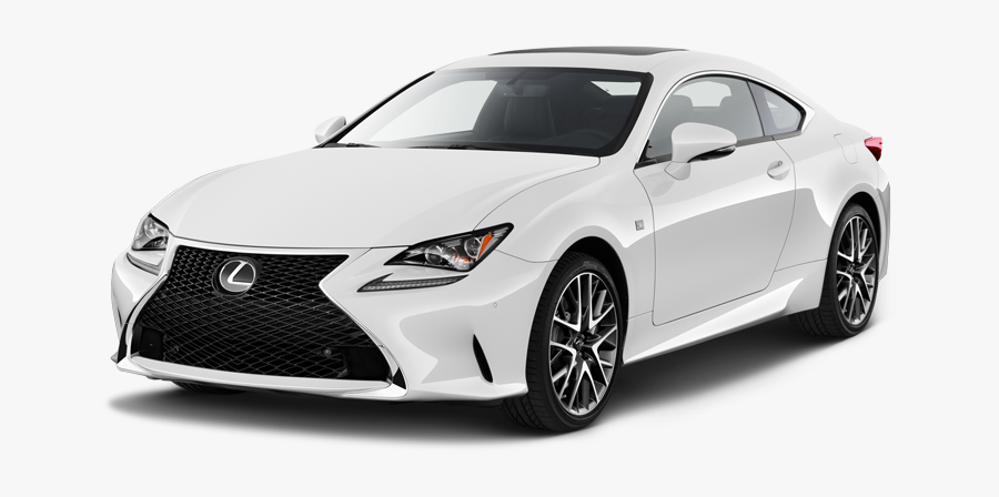 White 2018 Lexus Rc350, Transparent Clipart