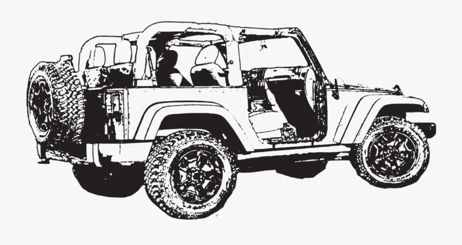 Jeep Drawing Old - Jeep Wrangler, Transparent Clipart