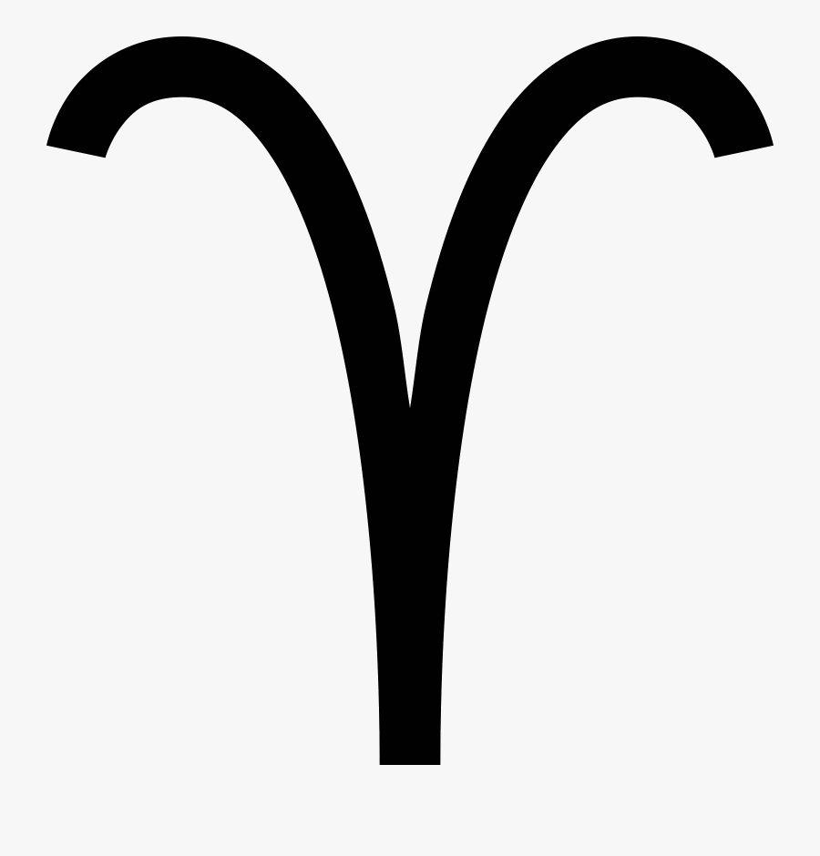 Transparent Aries Png - Zodiac Aries Symbol Png, Transparent Clipart