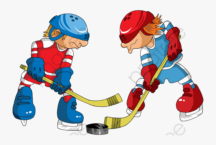 Puck Clipart Hockey Team - Ice Hockey Cartoon, Transparent Clipart