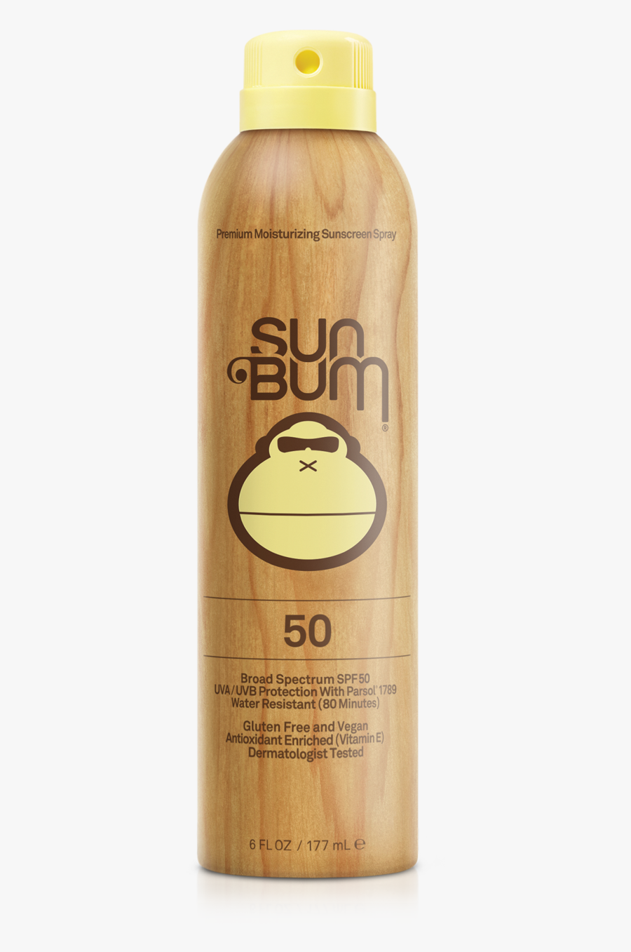 Sunscreen Spray Spf - Sun Bum 50 Spray, Transparent Clipart