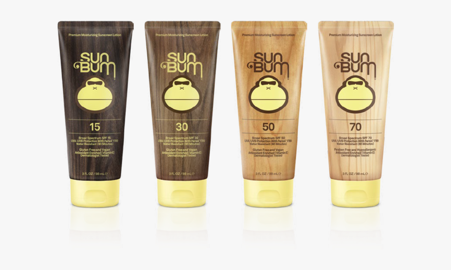 Premium Moisturizing Sunscreen Lotion - Banana Scented Sunscreen, Transparent Clipart