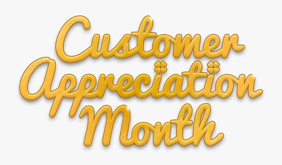 Pukalani Superette Would Like To Extend Our Gratitude - Customer Appreciation Month, Transparent Clipart