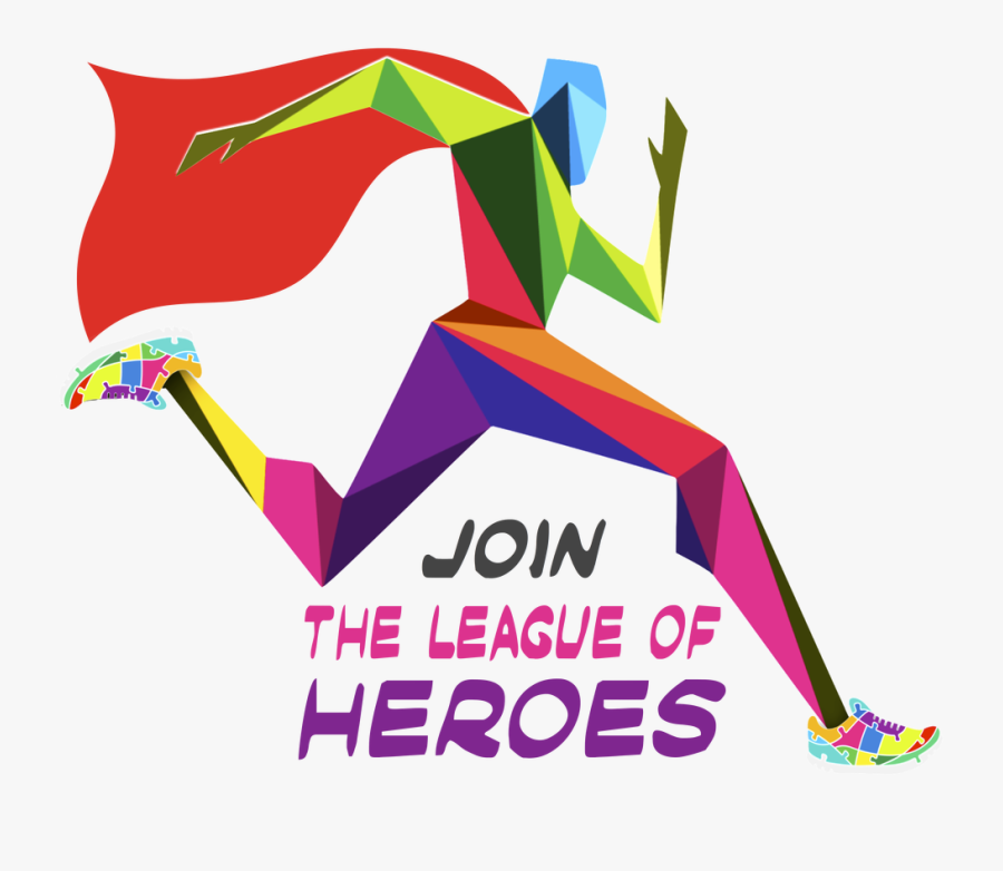 Run For Children With - Graphic Design, Transparent Clipart