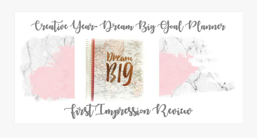 Clip Art Dream Big Goal First - Paper, Transparent Clipart