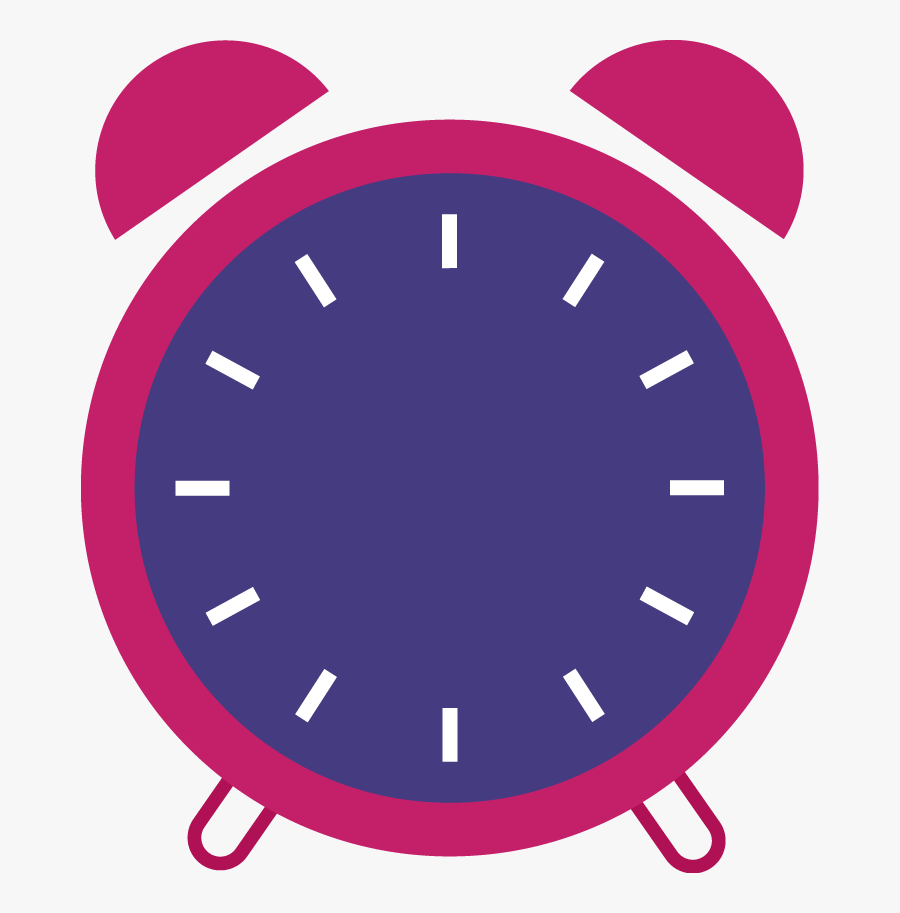 Free Online Clock Alarm Timing Red Vector For Design - Circle Clock Clipart, Transparent Clipart