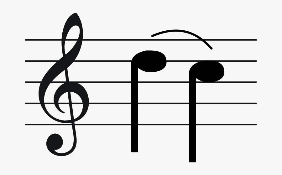 File - Appogiatura Execution - Svg - Classical Pops - Treble Clef In Music, Transparent Clipart