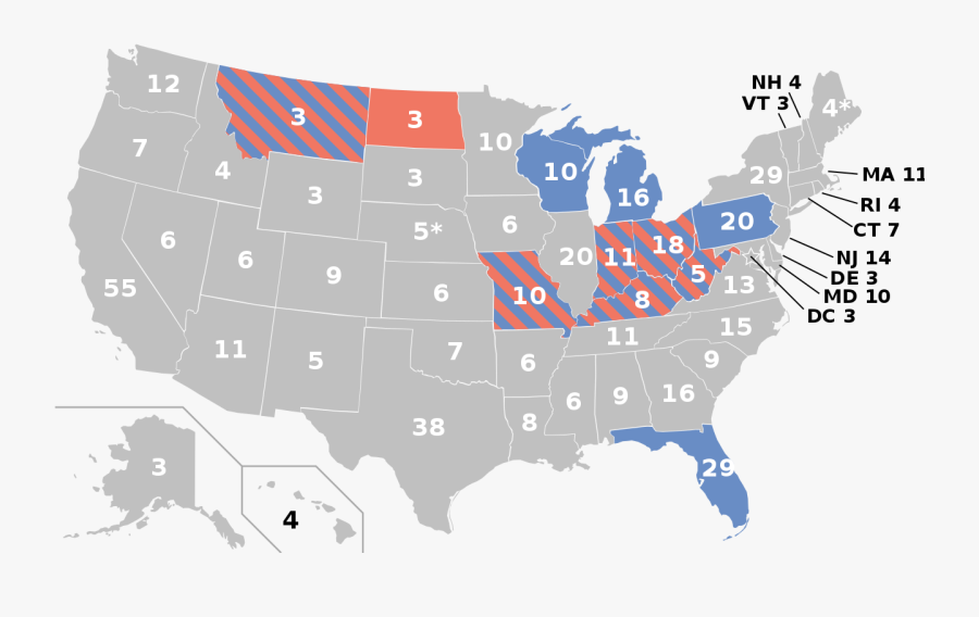 United States Capital Punishment U - Trump Vs Warren Polls, Transparent Clipart