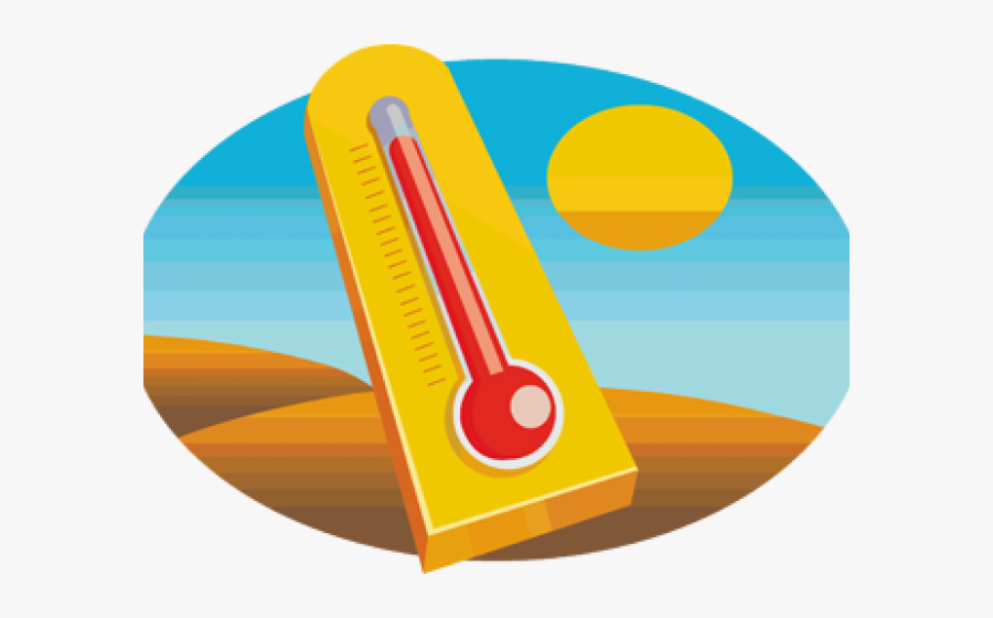 Transparent Polluted River Clipart - Cartoon Hot Thermometer, Transparent Clipart