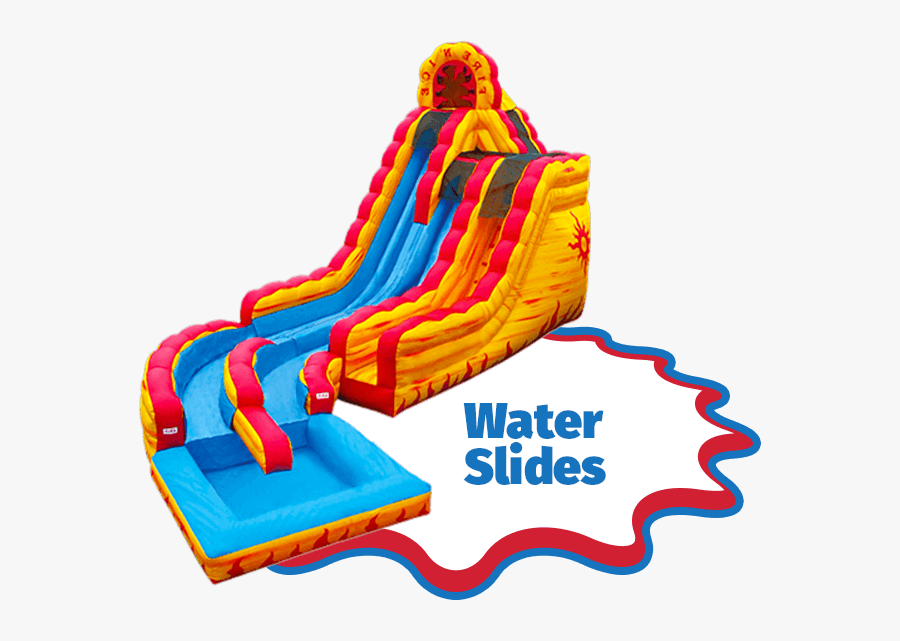 Water Slides - Inflatable, Transparent Clipart