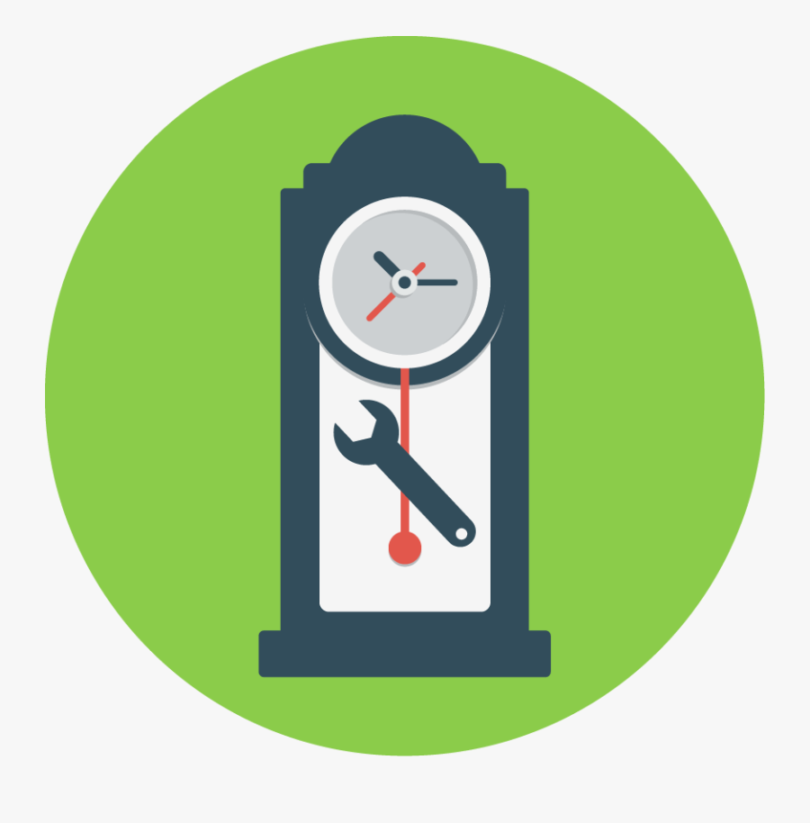 Patience Clipart Clock - Circle, Transparent Clipart