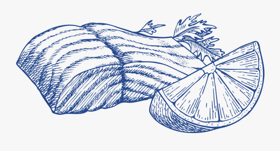 Salmon Fillet Illustration, Transparent Clipart