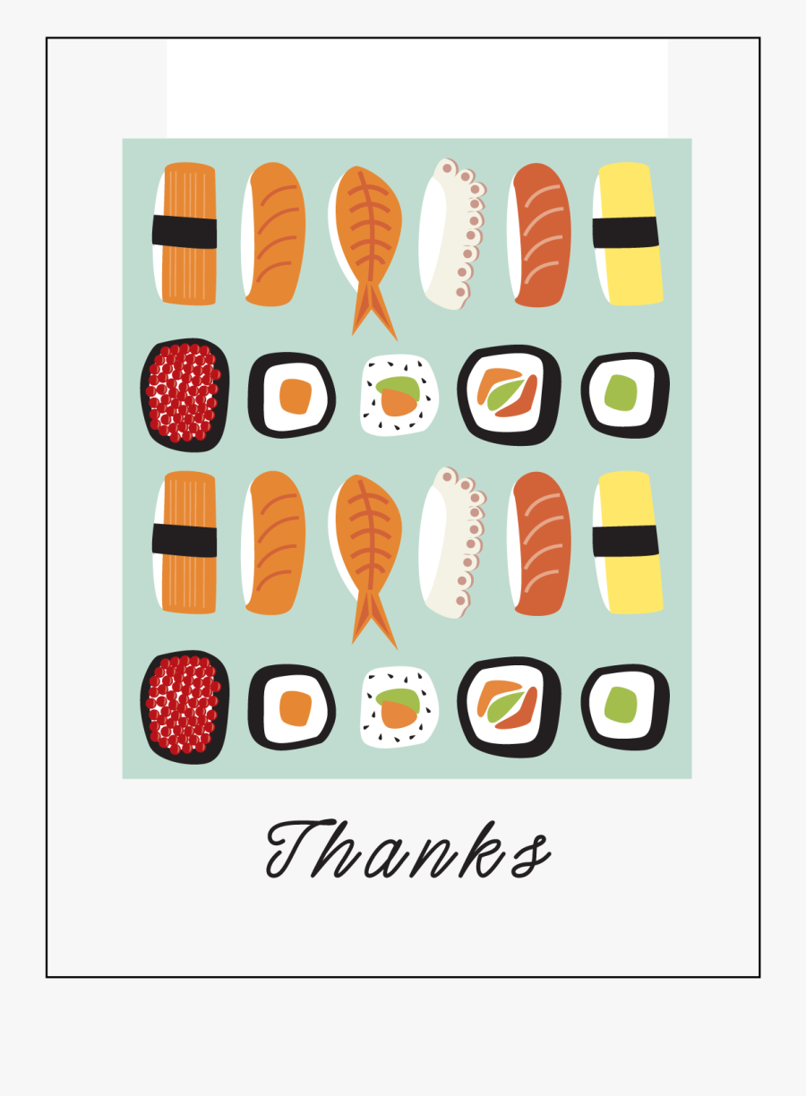 Smiling Thank You Butterfly Png - Thank You For Sushi, Transparent Clipart