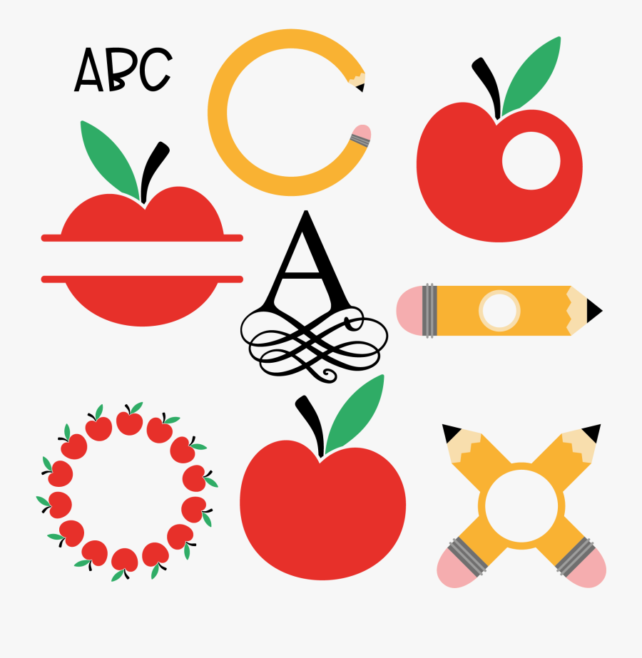 Transparent Apple Monogram Clipart - View Master Slide, Transparent Clipart