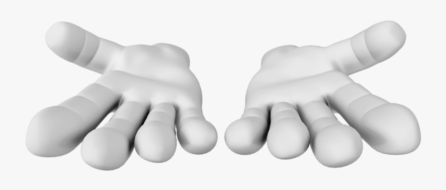 Hands Reached Out - Presentation Hands, Transparent Clipart