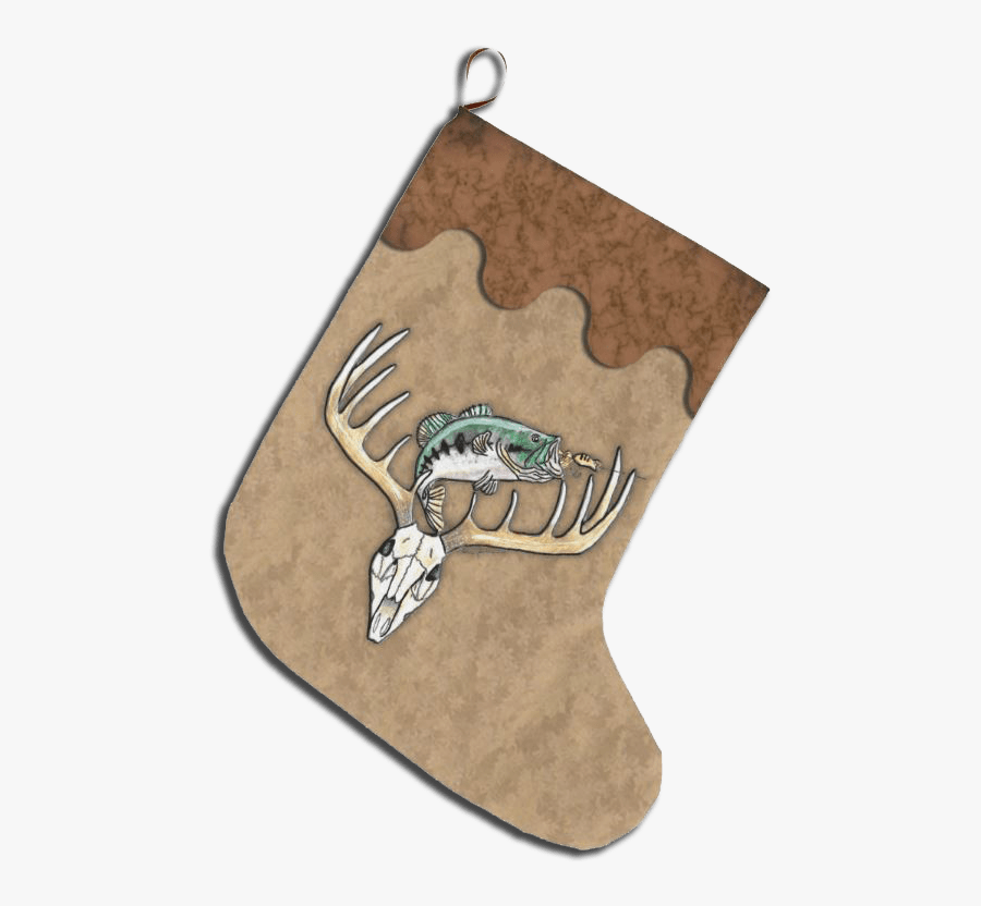 Hd Fishing Hunting Deer - Christmas Stocking, Transparent Clipart